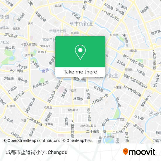 成都市盐道街小学 map