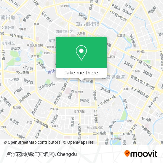 卢浮花园(锦江宾馆店) map