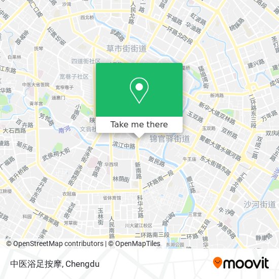 中医浴足按摩 map