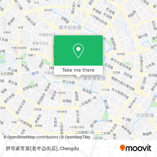 胖哥家常菜(老半边街店) map