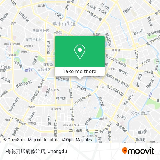 梅花刀脚病修治店 map