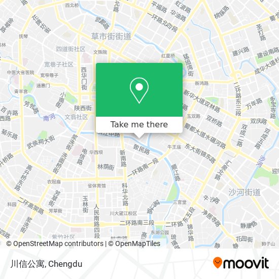 川信公寓 map