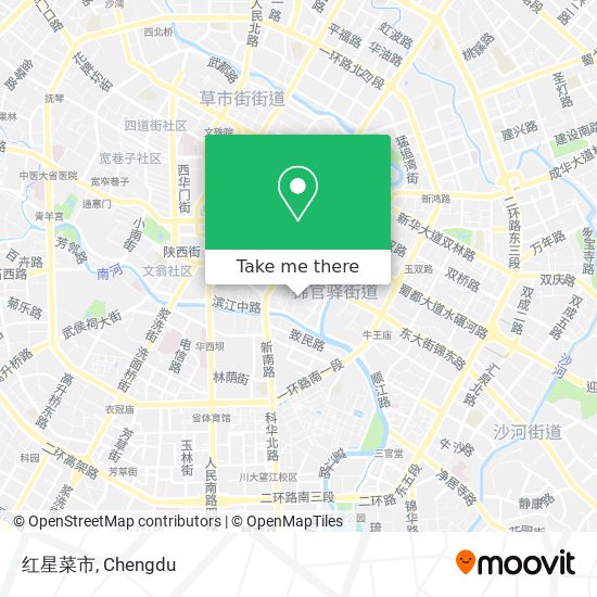 红星菜市 map