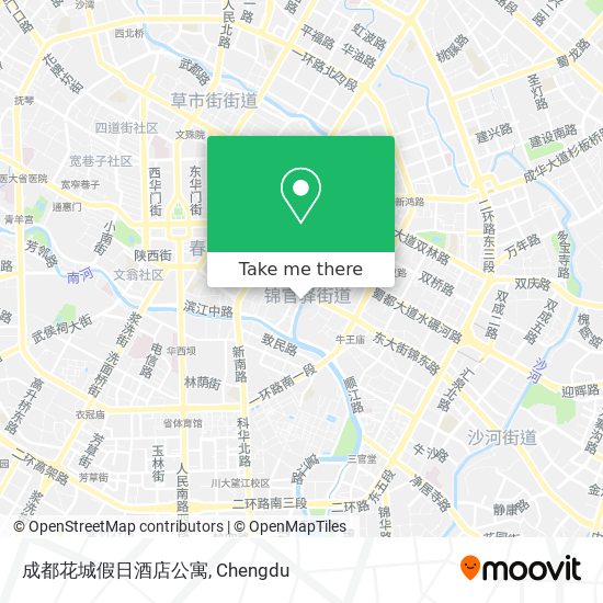 成都花城假日酒店公寓 map