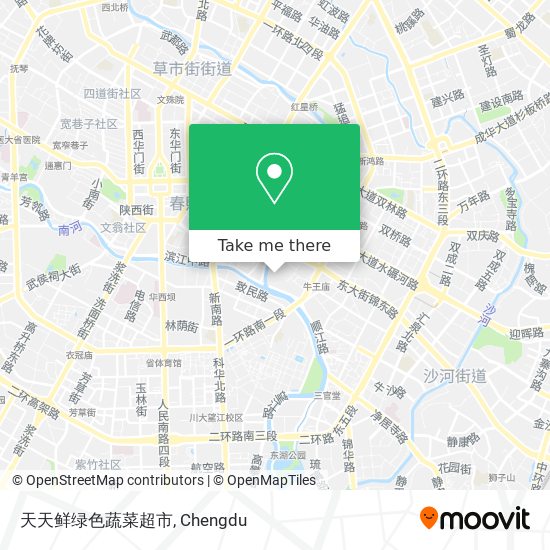 天天鲜绿色蔬菜超市 map