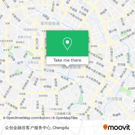 众创金融谷客户服务中心 map