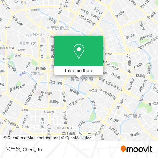 米兰站 map
