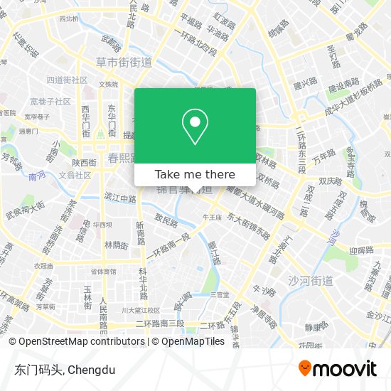 东门码头 map