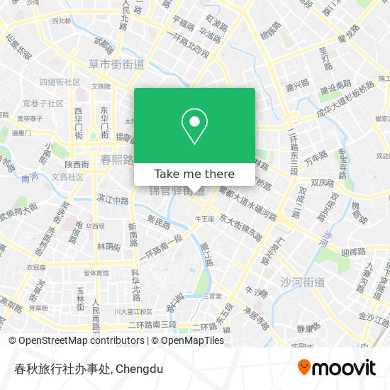 春秋旅行社办事处 map