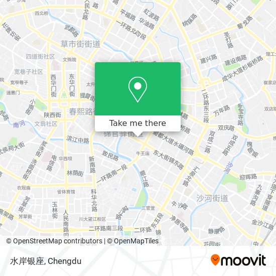 水岸银座 map