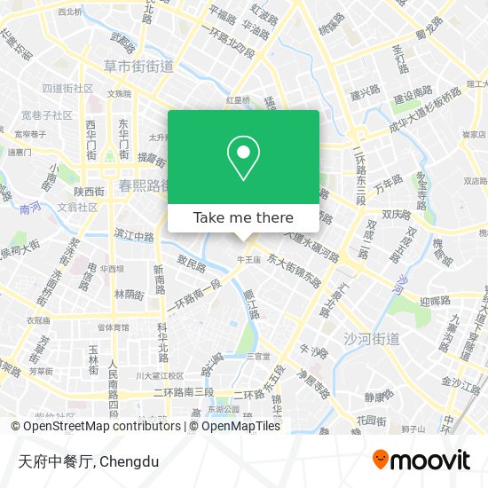 天府中餐厅 map