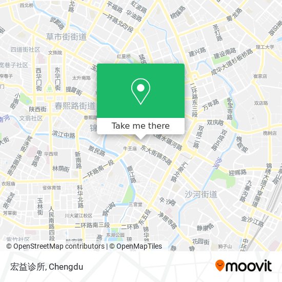 宏益诊所 map