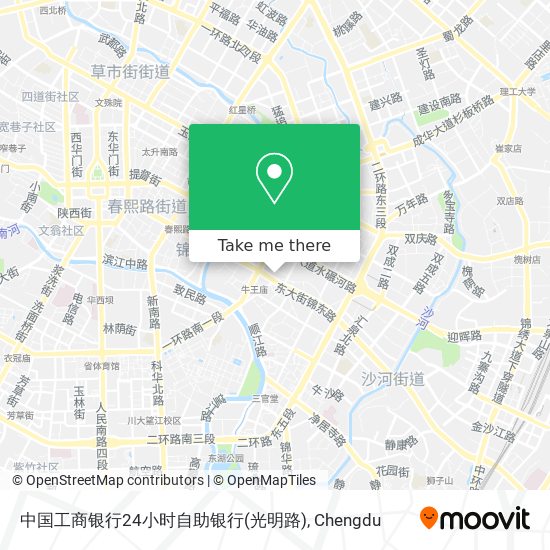 中国工商银行24小时自助银行(光明路) map