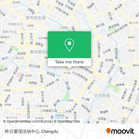 昨日重现活动中心 map