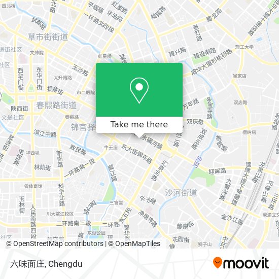 六味面庄 map