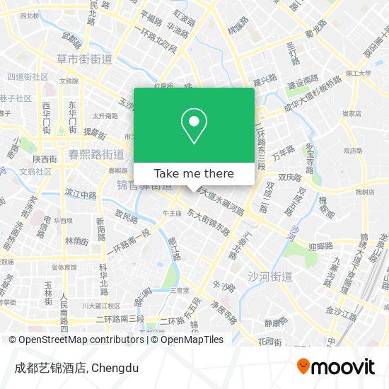 成都艺锦酒店 map