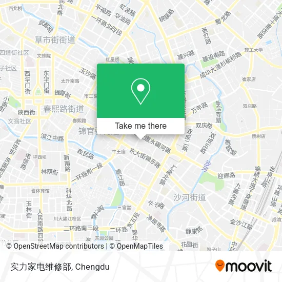 实力家电维修部 map