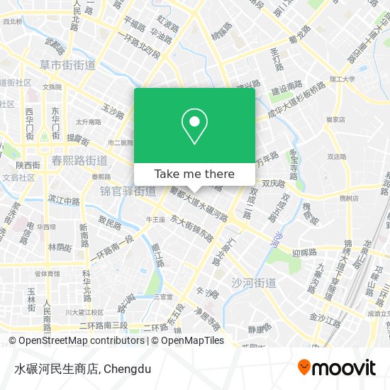 水碾河民生商店 map