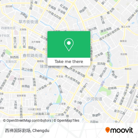 西禅国际剧场 map