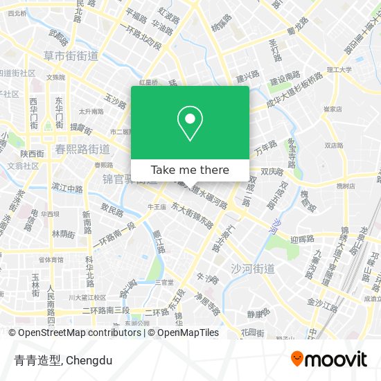 青青造型 map