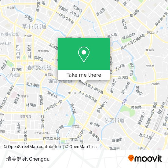 瑞美健身 map