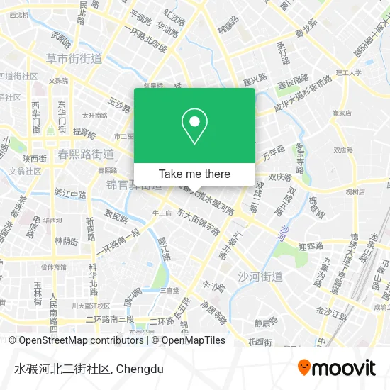 水碾河北二街社区 map