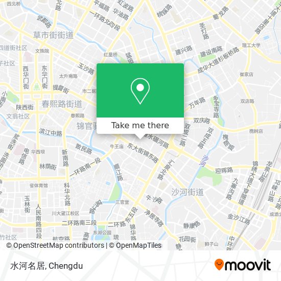 水河名居 map