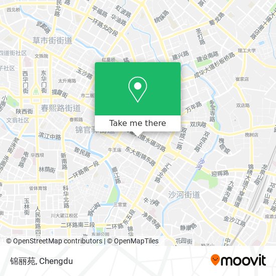 锦丽苑 map