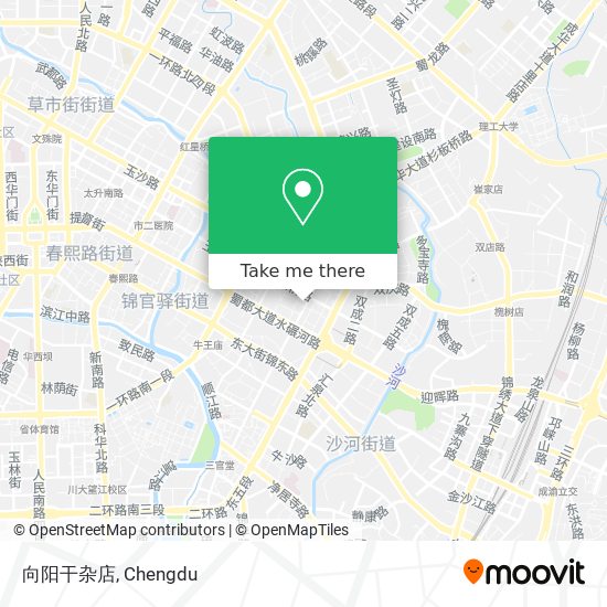向阳干杂店 map