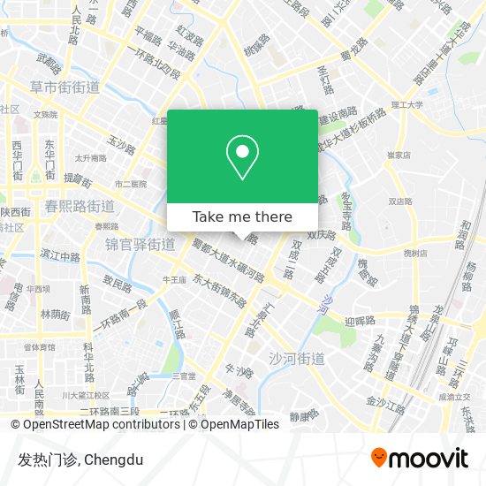 发热门诊 map