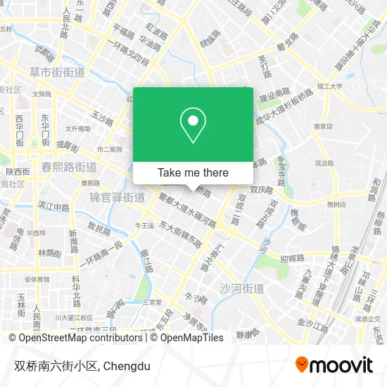 双桥南六街小区 map
