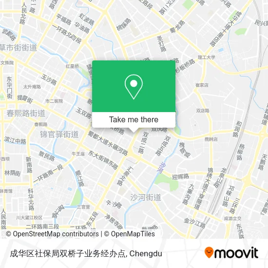成华区社保局双桥子业务经办点 map