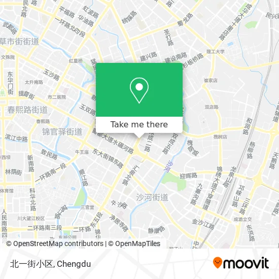 北一街小区 map