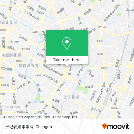 张记表姐串串香 map
