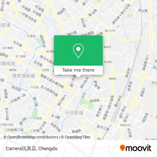 Carrera玩具店 map