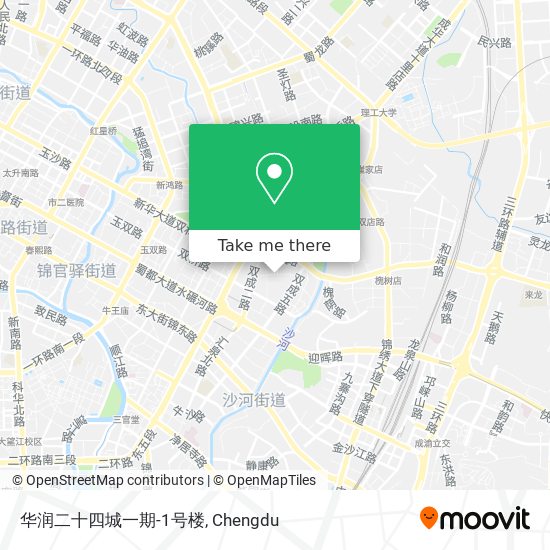 华润二十四城一期-1号楼 map
