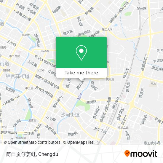 简自贡仔姜蛙 map