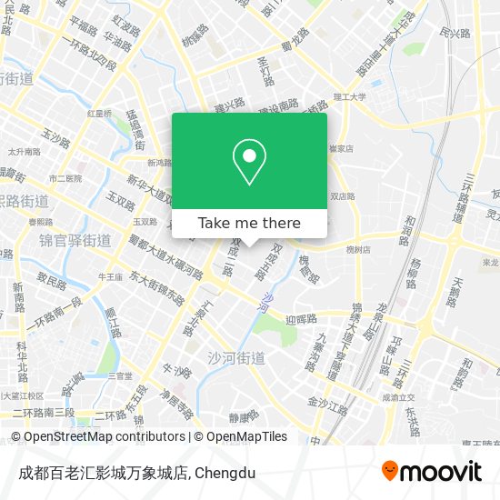 成都百老汇影城万象城店 map