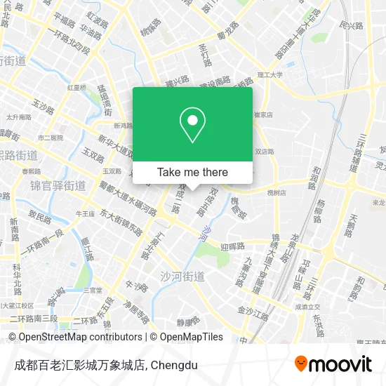 成都百老汇影城万象城店 map