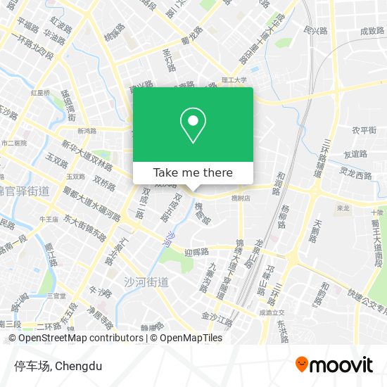 停车场 map