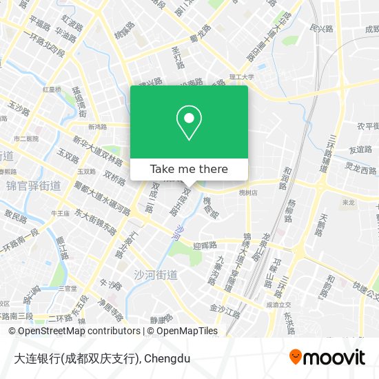 大连银行(成都双庆支行) map