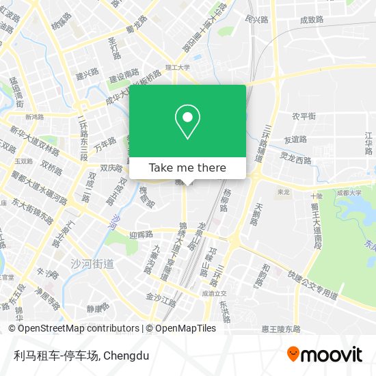 利马租车-停车场 map