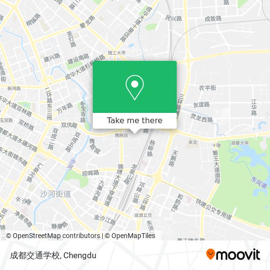 成都交通学校 map
