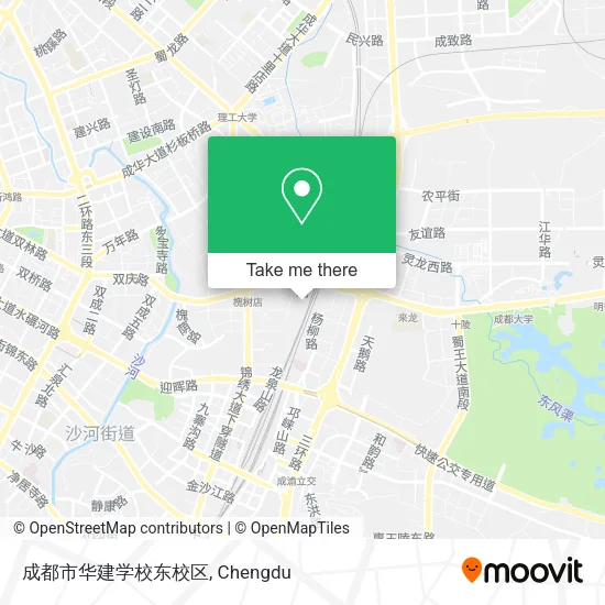 成都市华建学校东校区 map