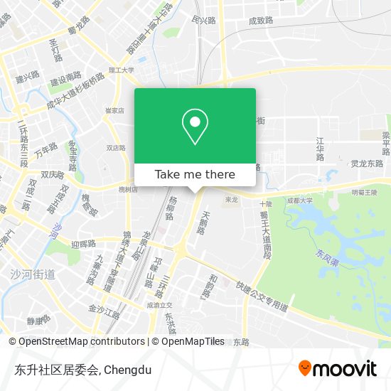 东升社区居委会 map