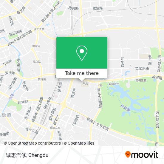 诚惠汽修 map