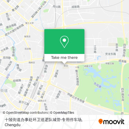 十陵街道办事处环卫巡逻队城管-专用停车场 map