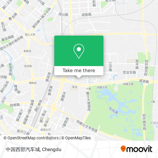 中国西部汽车城 map