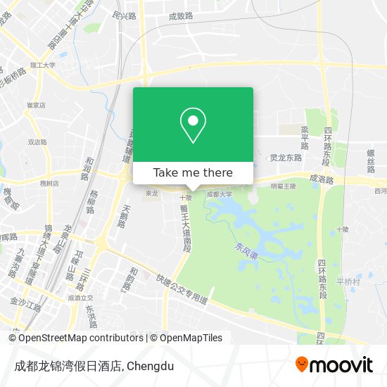 成都龙锦湾假日酒店 map