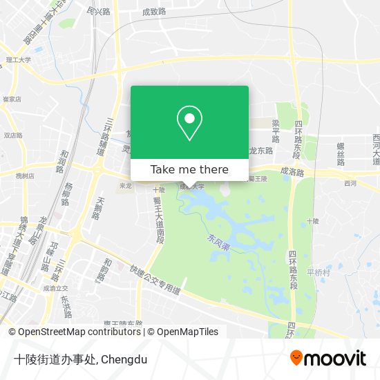 十陵街道办事处 map